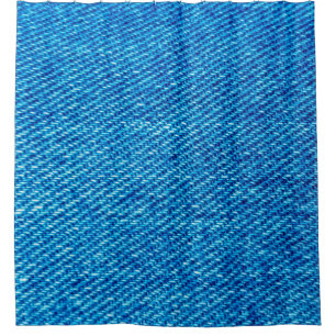 Rideaux De Douche jean en tissu Denim jean bleu