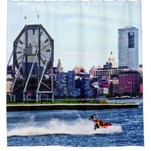 Rideaux De Douche Jet Skiing près de Colgate Clock