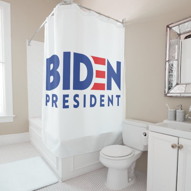 Rideaux De Douche Joe Biden 2020 Biden pour le président (En situation)