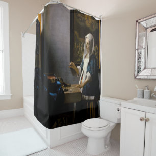 Rideaux De Douche Johannes Vermeer - Femme tenant un équilibre