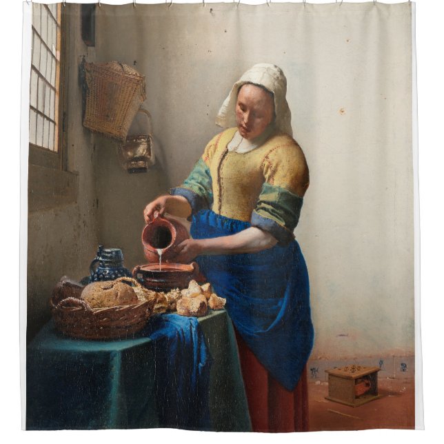 Rideaux De Douche Johannes Vermeer - La servante de lait (Devant)