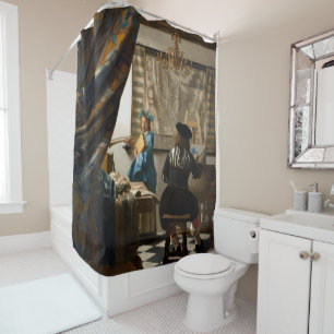 Rideaux De Douche Johannes Vermeer - L'Allégorie de la Peinture