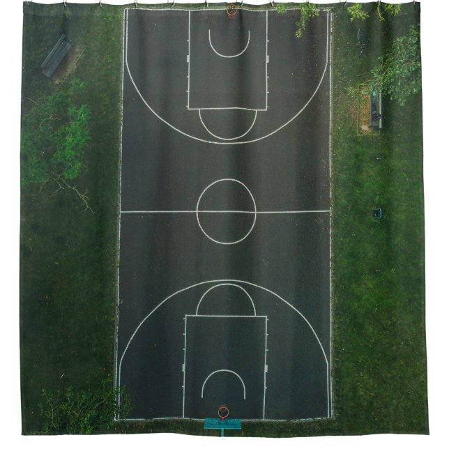Rideaux De Douche Joli basket-ball (Devant)