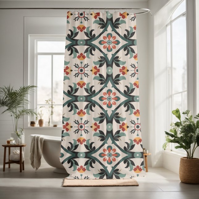 Rideaux De Douche Joli décor naturel accrocheur (Créateur téléchargé)