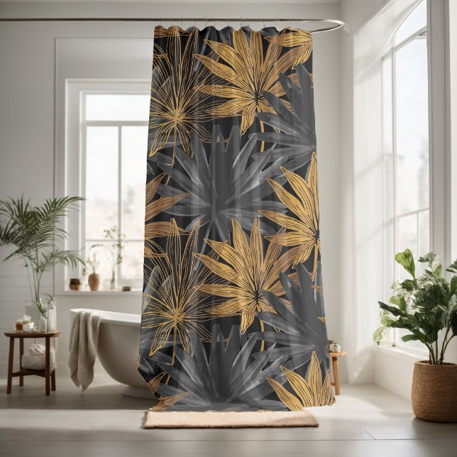 Rideaux De Douche Jolie fleur florale décorative accrocheuse (Créateur téléchargé)