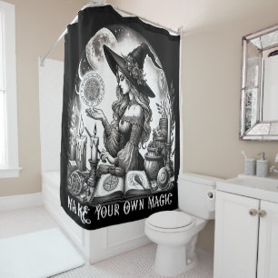 Rideaux De Douche Jolie sorcière apothecaire Faites votre propre mag