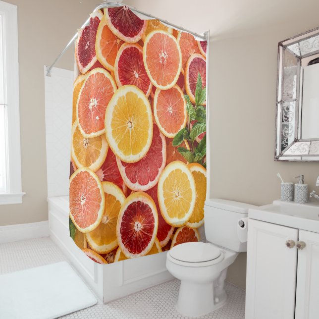 Rideaux De Douche Jolies légumes (En situation)