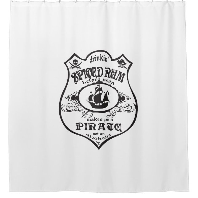 Rideaux De Douche Jolly roger Pirate (Devant)