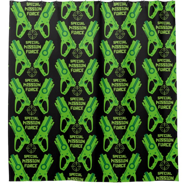 Rideaux De Douche Jouet Pour Enfants Bataille Bataille Noël Et Anniv (Devant)