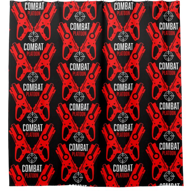 Rideaux De Douche Jouet pour enfants Bataille d'armes Noël (Devant)