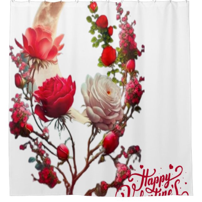 Rideaux De Douche Jour de rose  (Devant)