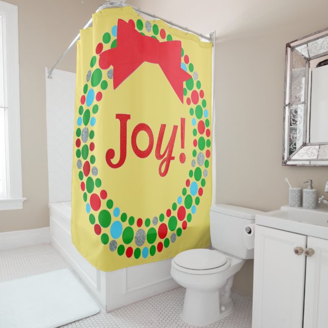 Rideaux De Douche Joy Wreath (En situation)