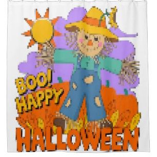 Rideaux De Douche Joyeux Halloween garçon 