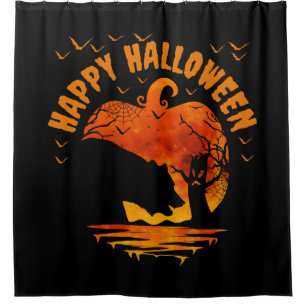RIDEAUX DE DOUCHE JOYEUX HALLOWEEN HOMMES FEMMES ENFANTS COSTUME 
