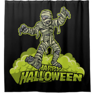 Rideaux De Douche Joyeux Halloween Maman affamée