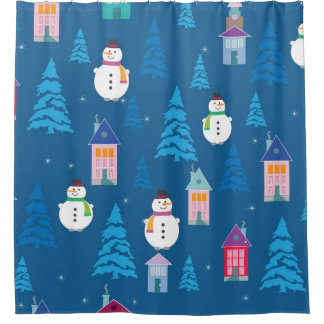 Rideaux De Douche Joyeux Motif de Noël
