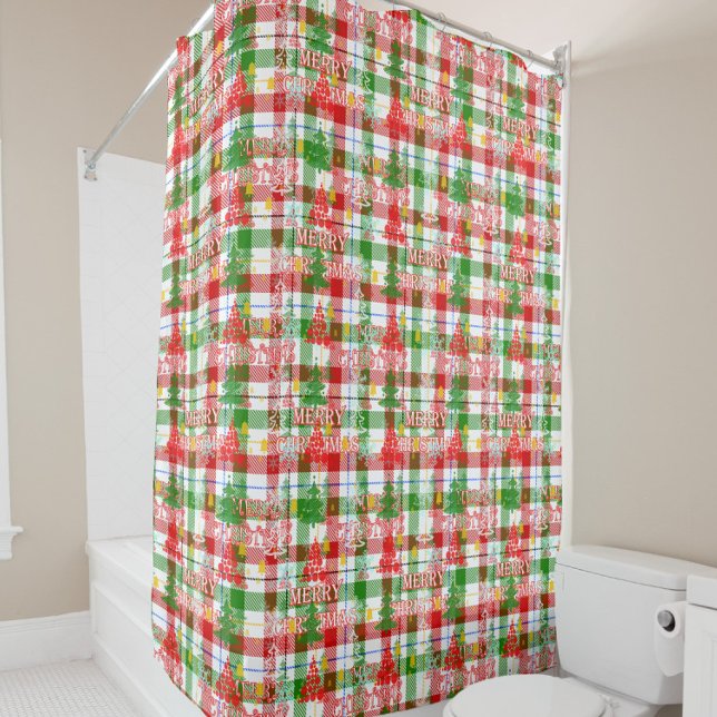 Rideaux De Douche Joyeux tatan décoratif de Noël (Créateur téléchargé)