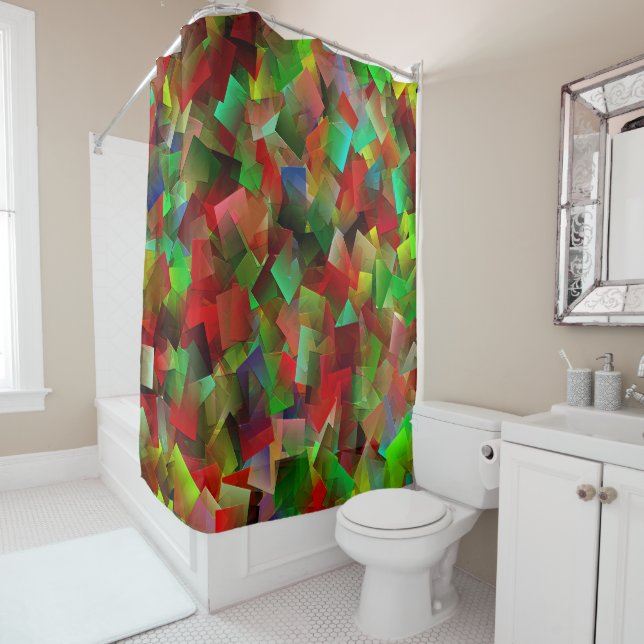 Rideaux De Douche Joys de Noël.... (En situation)