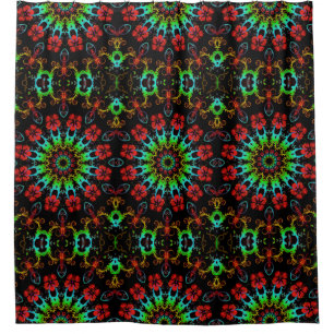 Rideaux De Douche Kaleidoscope Fleur Hibiscus II + votre idée