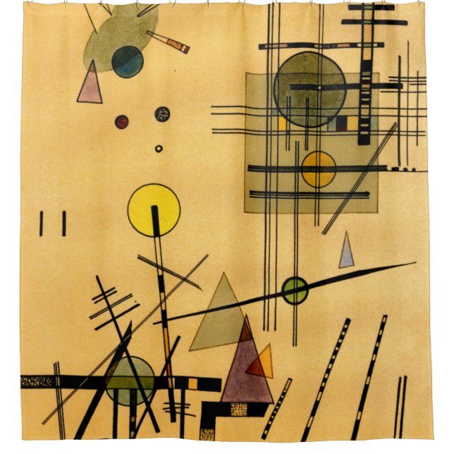 Rideaux De Douche Kandinsky - Cordes (Devant)