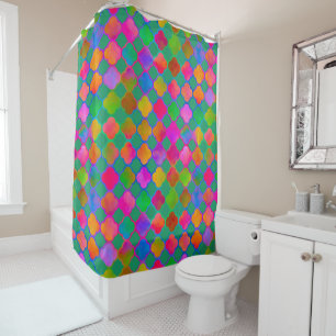 Rideaux De Douche Kazbar Couleur Vert de Mer