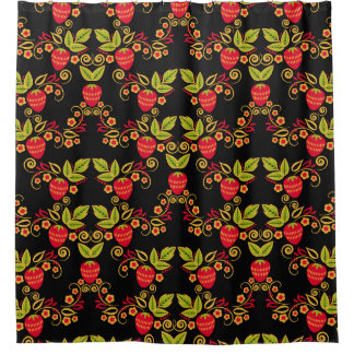 Rideaux De Douche Khokhloma Russian Berries : Style traditionnel