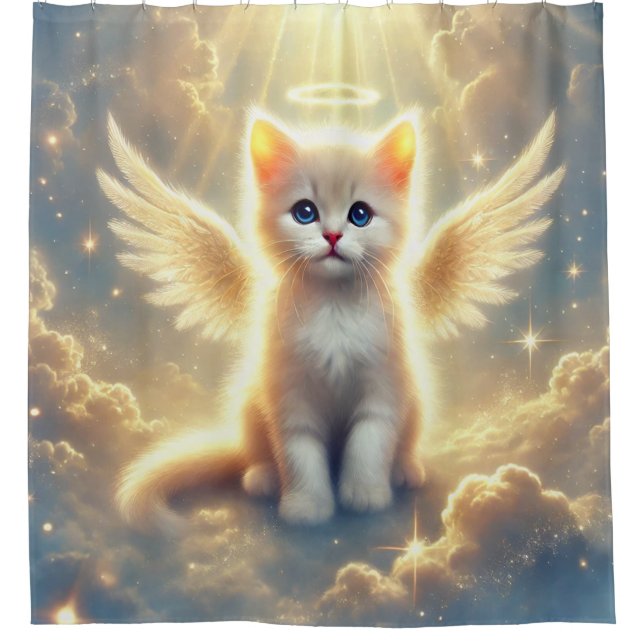 Rideaux De Douche Kitten Angel (Devant)