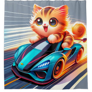 Rideaux De Douche Kitten Art