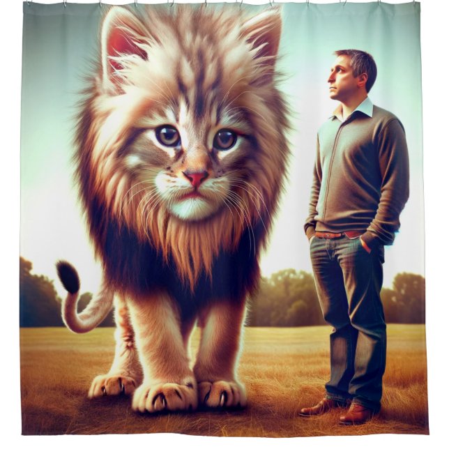 Rideaux De Douche Kitten Art (Devant)