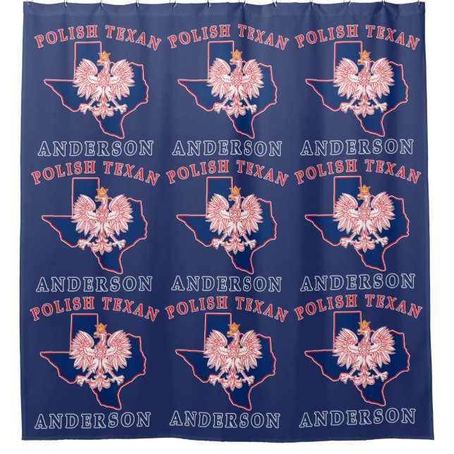 Rideaux De Douche Kosciusko Polonais Texan (Devant)
