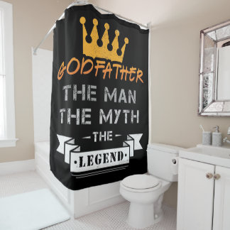 Rideaux De Douche Krone Godfather L'homme Le mythe La légende