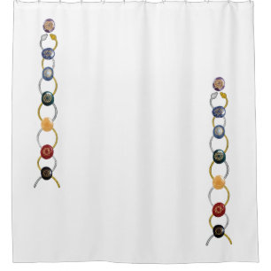 Rideaux De Douche Kundalini Chakras / Pierres et serpents