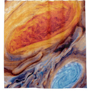 Rideaux De Douche La Grande Tache Rouge de Jupiter - Photo NASA Voya