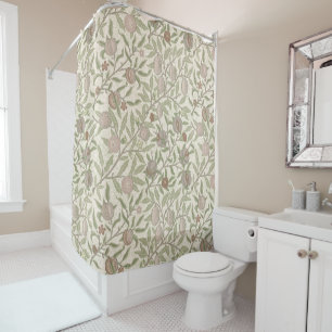 Rideaux De Douche La grenade William Morris sépia