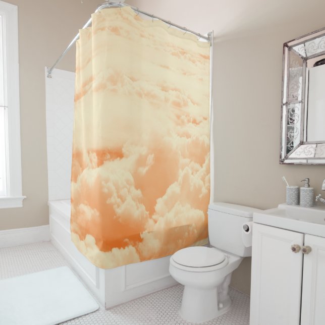 Rideaux De Douche Là-haut dans les nuages rêveurs 7 (En situation)