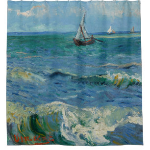Rideaux De Douche La mer aux Saintes Maries de la Mer   Van Gogh