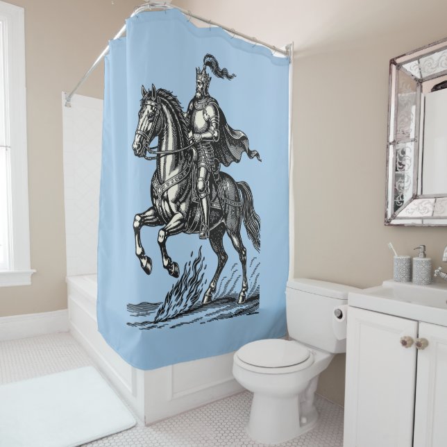 Rideaux De Douche La monture royale de Berith (En situation)