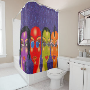 Rideaux De Douche La Nuit des filles