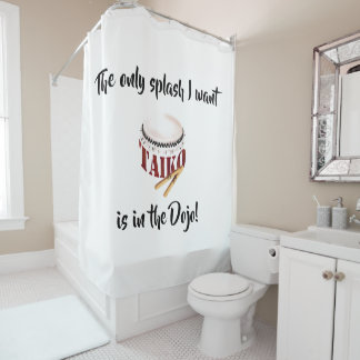 Rideaux De Douche La seule éclaboussure que je veux est dans le Dojo