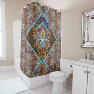 Rideaux De Douche La Terre et le Ciel Mandala