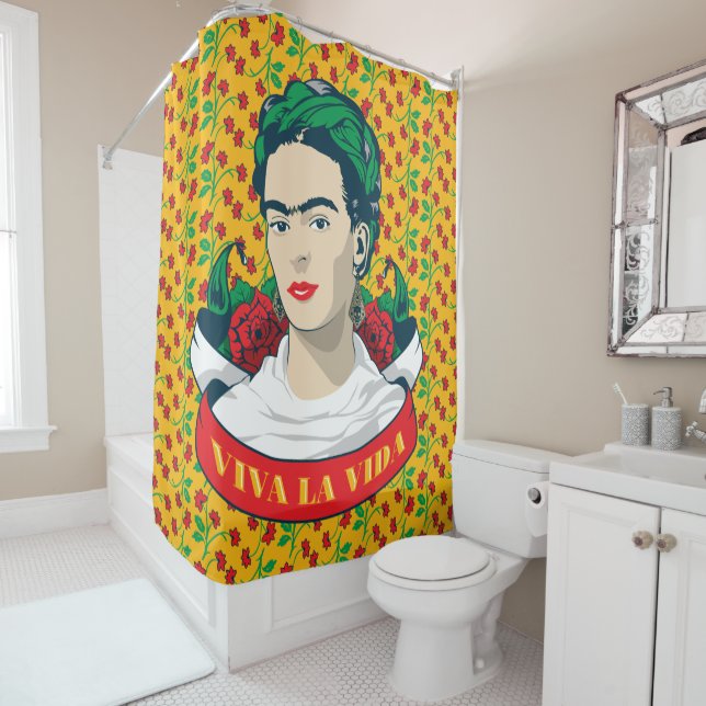 Rideaux De Douche La Vida de vivats de Frida Kahlo | (En situation)