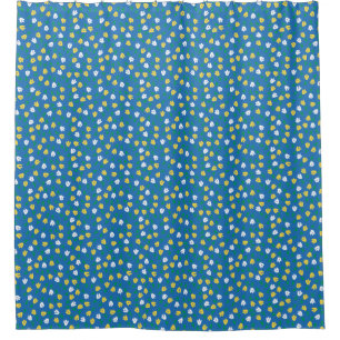 Rideaux De Douche La vie est meilleure avec les tulipes - motif jaun