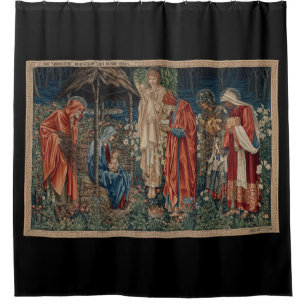 Rideaux De Douche L'Adoration des Mages (par Edward Burne-Jones)