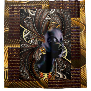 Rideaux De Douche L'Afrique des Mères, l'art royal