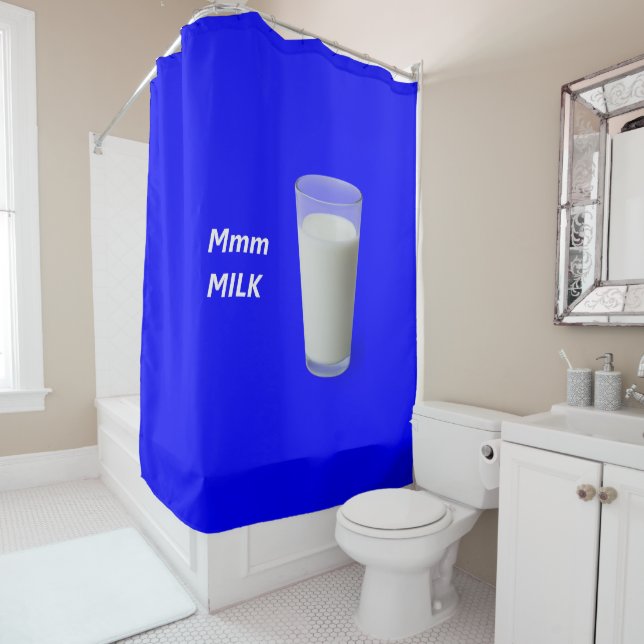 Rideaux De Douche LAIT Mmm (En situation)