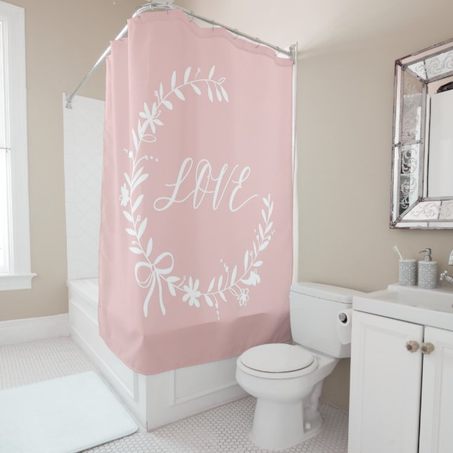 Rideaux De Douche L'amour est pour les amoureux (En situation)