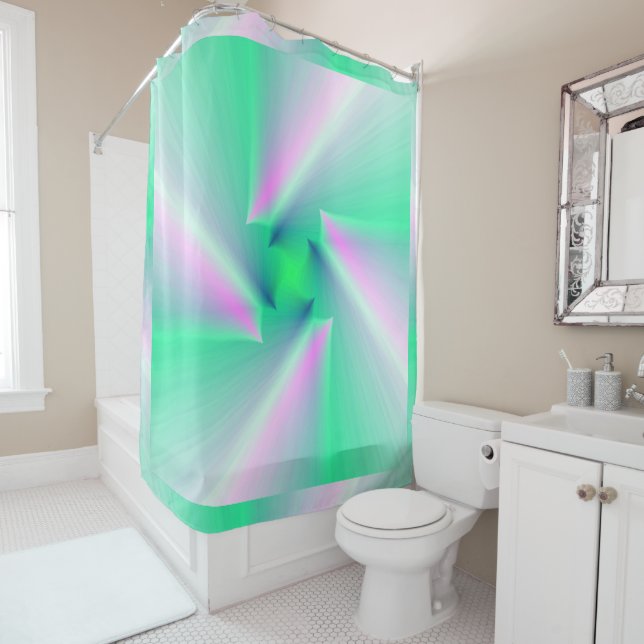 Rideaux De Douche Lances de diamant 2 (En situation)
