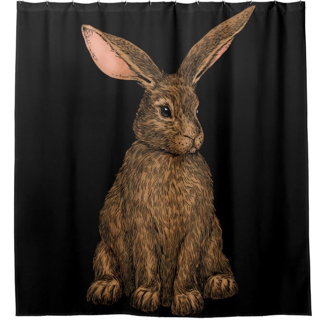 Rideaux De Douche Lapin 3 (Devant)