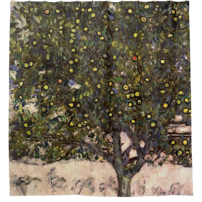 Rideaux De Douche L'arbre à pomme 1916 Par Gustav Klimt (Devant)