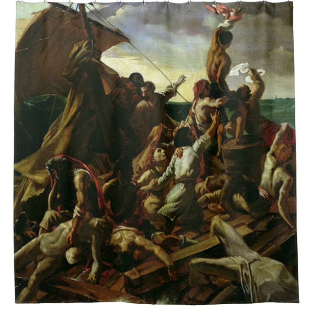 Rideaux De Douche L'arbre de la Méduse Théodore Géricault (Devant)